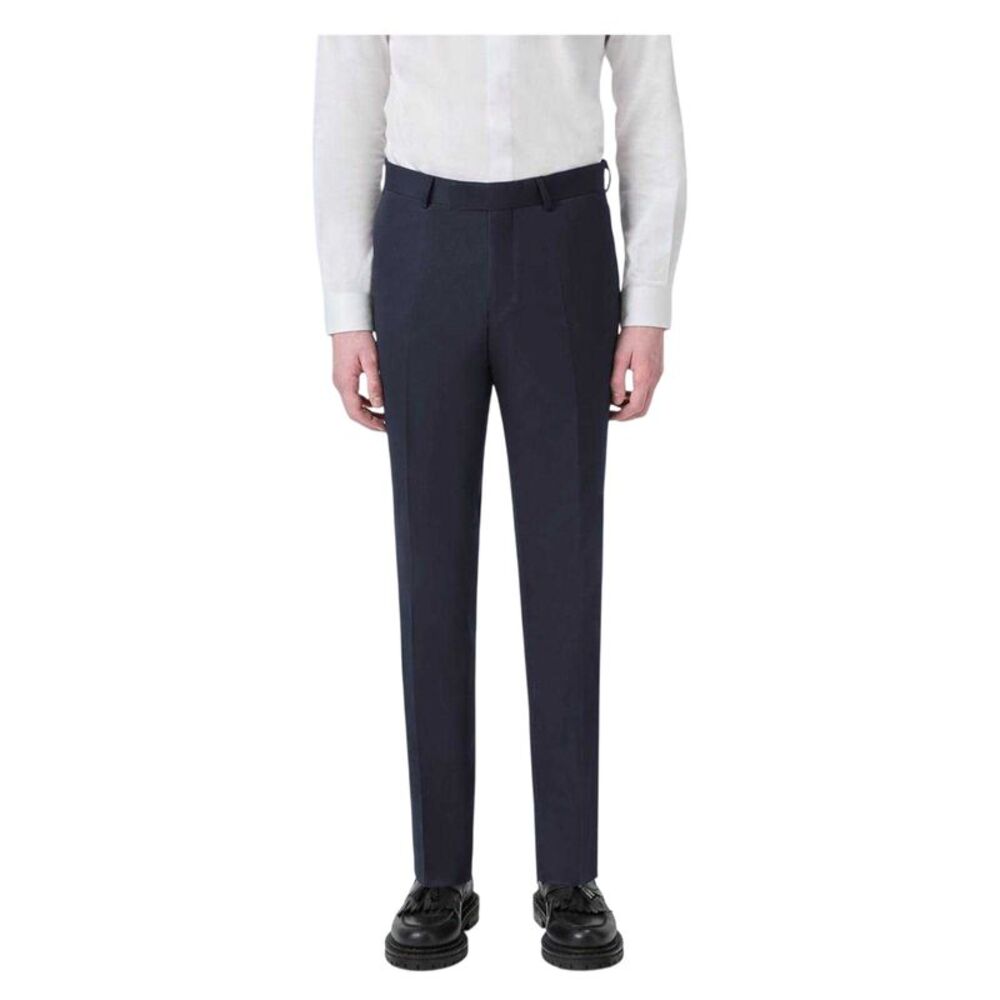 Twisted Tailor Mens Ellroy Skinny Formal Trousers / Navy